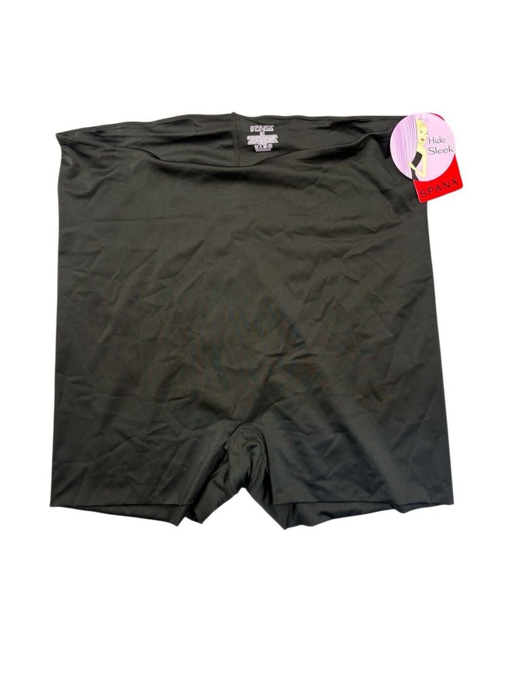 SPANX Hide & Sleek Girl Short 3X Black Shapewear Compression Shorts NWT #165